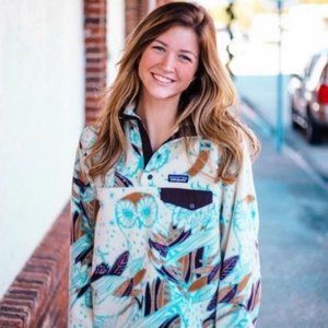 RARE Patagonia Owl Synchilla Snap-T Pullover Fleece